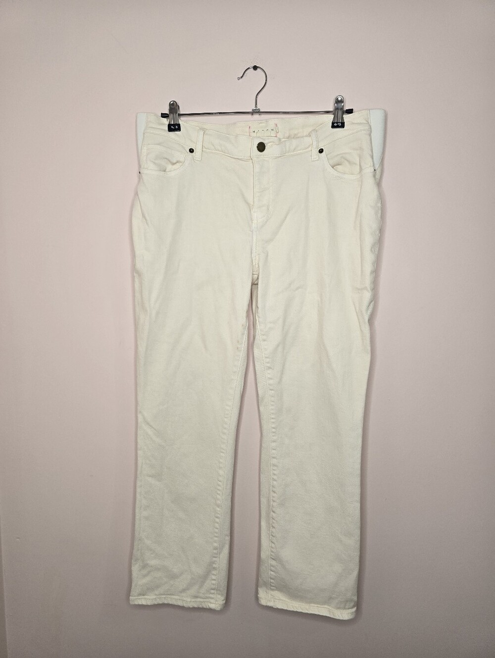 HATCH Maternity Straight Jeans Under Belly Side Panels SZ 31